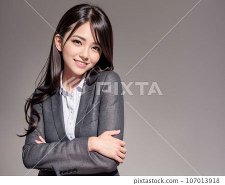 由 AI 圖像生成創建 在公司工作的辦公室女士 107013918