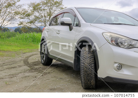 配備全季節輪胎的汽車 配備全季節輪胎的汽車 107014755