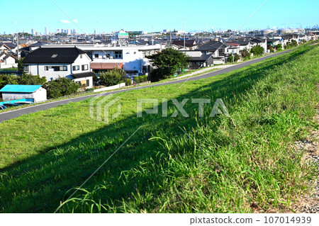 從荒川沿岸到埼玉新都心的荒川沿岸風景 從荒川沿岸到埼玉新都心的荒川沿岸風景 107014939