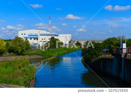 2023年9月，千葉縣松戶市柳原水門周圍風景 107015930