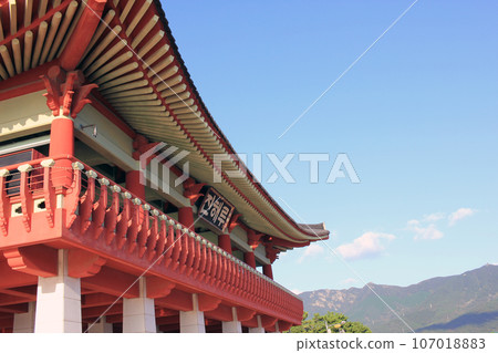 September 9, 2023: Jinhaeru in Jinhae, Jinhae-gu, Changwon-si, Gyeongsangnam-do, South Korea September 9, 2023: Jinhaeru in Jinhae, Jinhae-gu, Changwon-si, Gyeongsangnam-do, South Korea 107018883