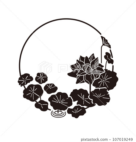 蓮花相框1個（黑色） 107019249