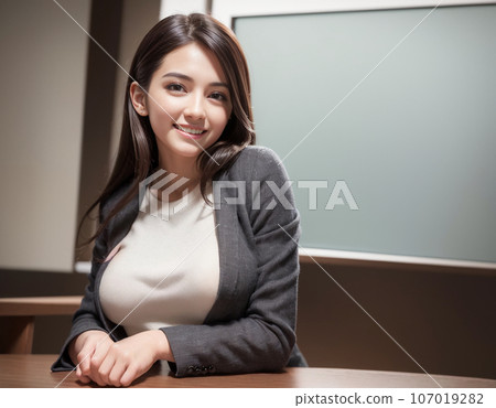 Office lady office lady working at a company created by AI image generation Office lady office lady working at a company created by AI image generation 107019282
