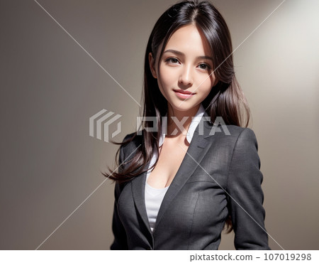 AI image generation Office lady office lady working at a company 107019298