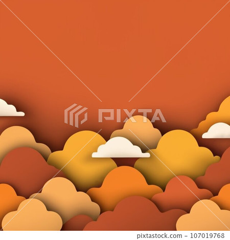 Orange 3D background for graphic, illustration Orange 3D background for graphic, illustration 107019768