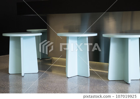 Interior of a modern decorated espresso bar Interior of a modern decorated espresso bar 107019925