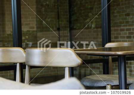 Interior of a retro style decorated espresso bar Interior of a retro style decorated espresso bar 107019926