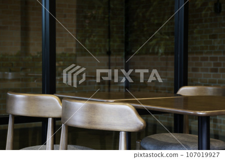Interior of a retro style decorated espresso bar Interior of a retro style decorated espresso bar 107019927