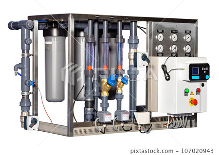 Modular architecture of reverse osmosis water purification system for various applications. 107020943