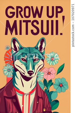 Grow up Mitsui illustration design  107020971