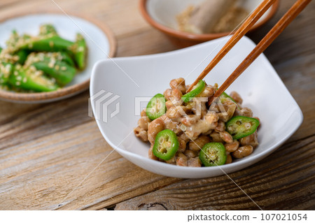 Okra natto A classic okra dish Okra natto Melty and delicious Okra (a classic summer vegetable) Okra natto A classic okra dish Okra natto Melty and delicious Okra (a classic summer vegetable) 107021054
