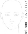 face illustration/makeup 107021173