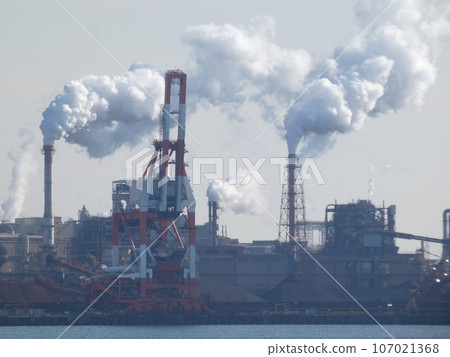 Scenery with factory 107021368