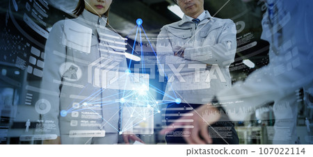 People working in the factory 107022114