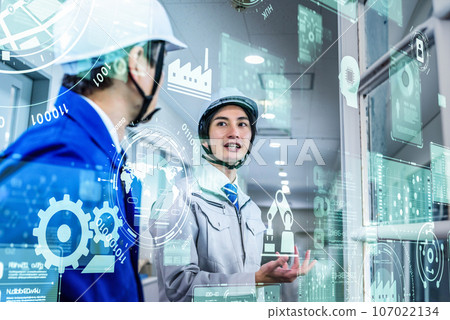 在工廠工作的人 107022134