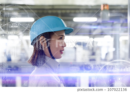 People working in the factory 107022136