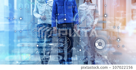 People working in the factory People working in the factory 107022156