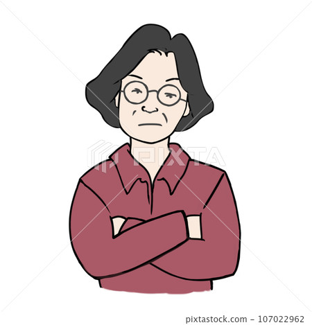 嚴肅又善良的奶奶 107022962