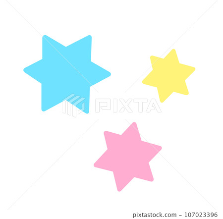 Colorful hexagons in pastel colors Colorful hexagons in pastel colors 107023396