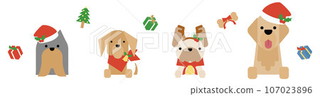 可愛狗狗上半身(聖誕節)套裝C 可愛狗狗上半身(聖誕節)套裝C 107023896