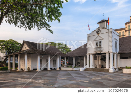 Kuching Old Courthouse, a historical courthouse located in Kuching, Sarawak, Malaysia Kuching Old Courthouse, a historical courthouse located in Kuching, Sarawak, Malaysia 107024676