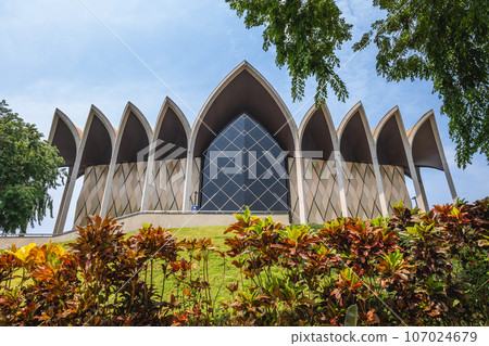 Borneo Cultures Museum, a part of the Sarawak Museum Complex in Kuching, Malaysia 107024679
