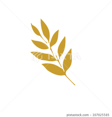 autumn leaves illustration 107025585