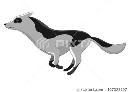 Dog running animation, creature movement. Doggy pose in movement. Character move for games, cartoon or video. Flat vector illustration Dog running animation, creature movement. Doggy pose in movement. Character move for games, cartoon or video. Flat vector illustration 107025897