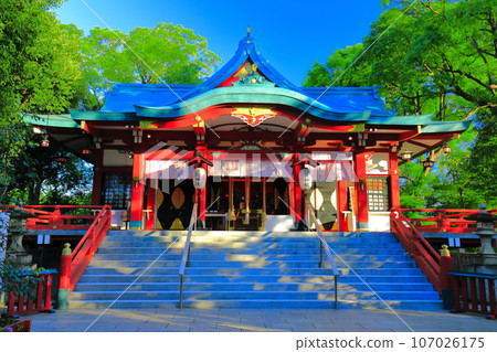 [東京] 晴天的玉川淺間神社 107026175