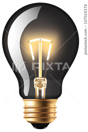 illustration, lamp, cartoon, light, design, isolated, icon, bulb, electric, electricity, symbol, object, bright, flat, illumination, simple, set, background, technology, element, graphic, modern, 107028378