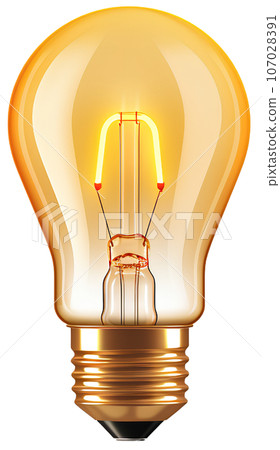 illustration, lamp, cartoon, light, design, isolated, icon, bulb, electric, electricity, symbol, object, bright, flat, illumination, simple, set, background, technology, element, graphic, modern, 107028391