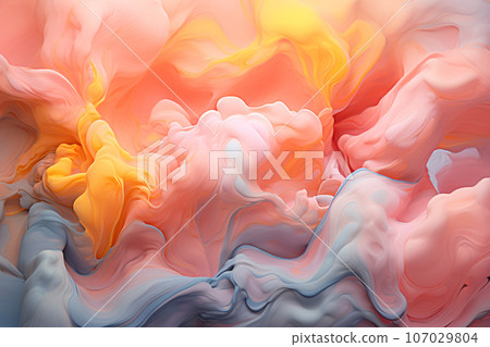 Liquid Pastel Background. Soft and Dreamy Liquid Pastel Background. Soft and Dreamy 107029804