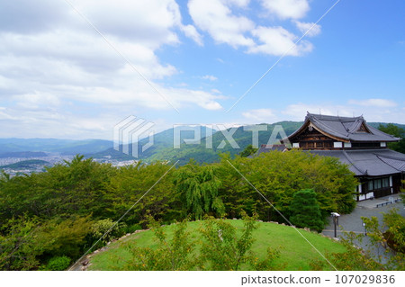 Kyoto/Shogunzuka Seiryuden/West Observation Deck towards Mt. Hiei 107029836