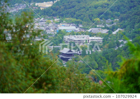 從京都將軍塚青龍殿展望台俯視南禪寺 107029924