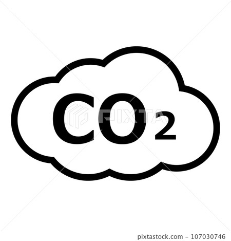 CO2 二氧化碳圖標 CO2 二氧化碳圖標 107030746