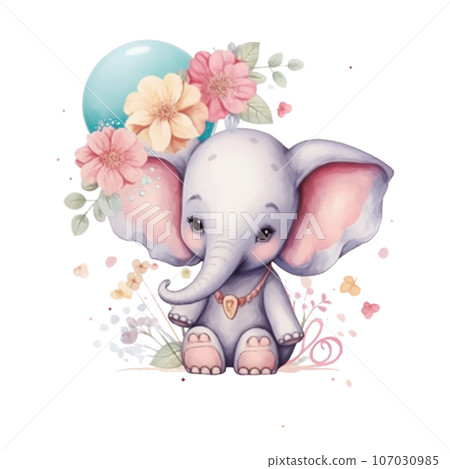 Elephant Dreams in Pixels: Baby Elephant Graphics Elephant Dreams in Pixels: Baby Elephant Graphics 107030985