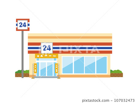 便利商店插畫圖示素材 107032473