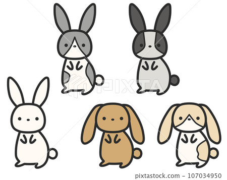 各種兔子套裝 107034950