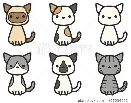 Various cats set Various cats set 107034952