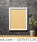 free space empty square frame mockup 107037138