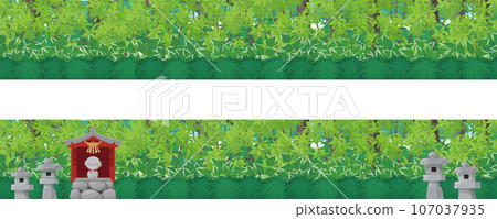 日本植物森林景觀_seamless 107037935