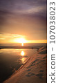 Shining sandy beach 107038023