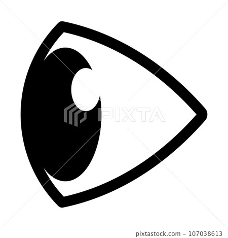 eyes seen from the side 107038613