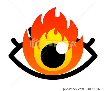 burning eyes 107038618