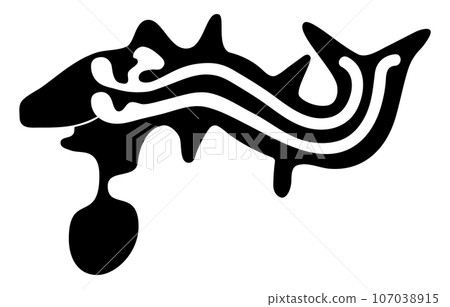 Geoglyph of the whale from Nazca 107038915