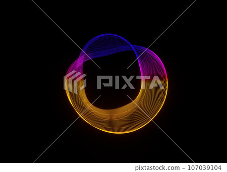 Futuristic colorful sphere of lines. Network connection big data. Abstract technology background. Place for text. 3d rendering. Futuristic colorful sphere of lines. Network connection big data. Abstract technology background. Place for text. 3d rendering. 107039104