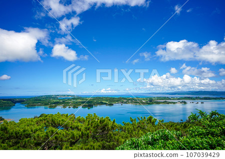 沖繩縣嵐山展望台的風景 107039429