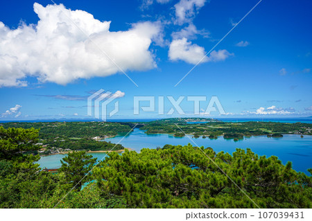 沖繩縣嵐山展望台的風景 107039431