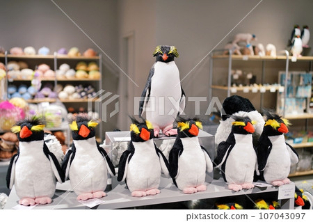 Rockhopper penguin stuffed toy 107043097