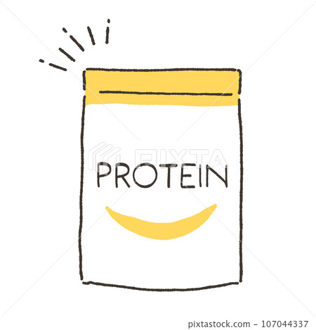 Protein illustration Protein illustration 107044337